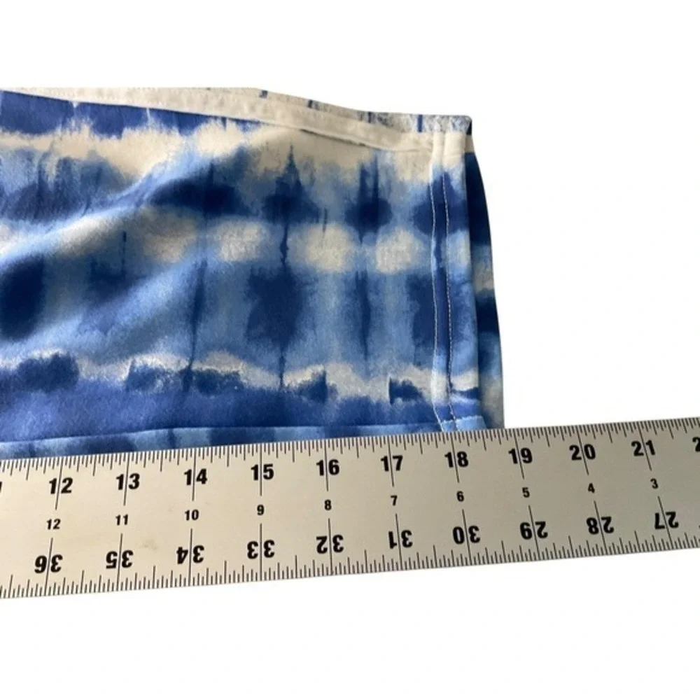 Ashley Sport Women Blue Tie Dye Tracksuit Set Zip‎ Jacket Cropped Joggers 10/12